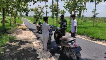 Ungkapan Warga, Tentang Wajah Baru Jalan Program TMMD Bojonegoro Di Tambakrejo